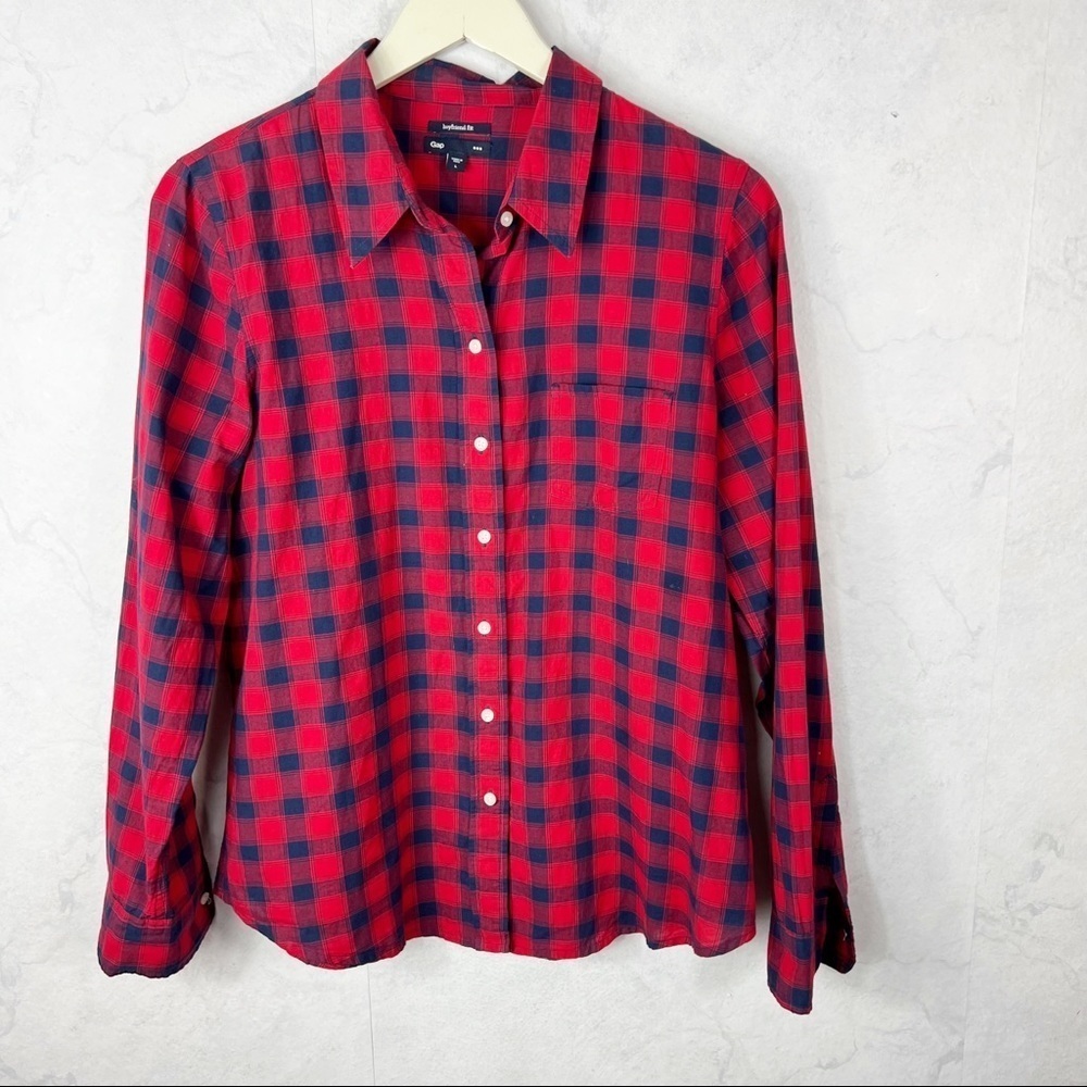 [Gap] Classic Red Plaid Button Down